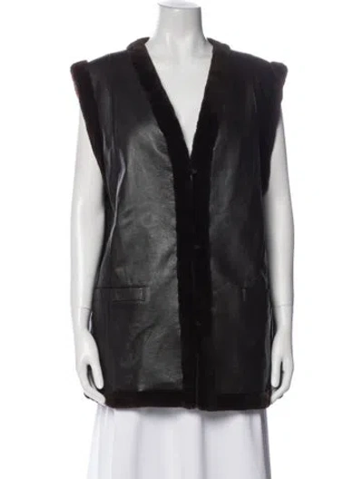 Pre-owned Fur Jacket In Brown