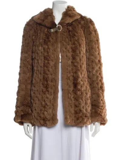 Pre-owned Fur Jacket In Brown