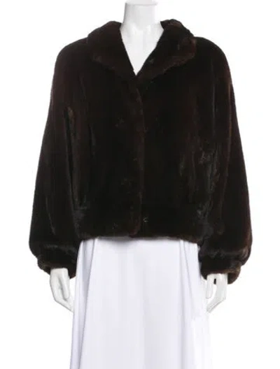 Pre-owned Fur Jacket In Brown