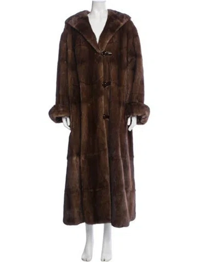 Pre-owned Fur Jacket In Brown