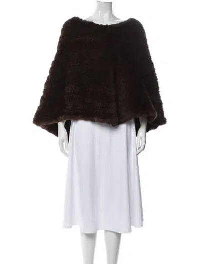 Pre-owned Fur Jacket In Brown