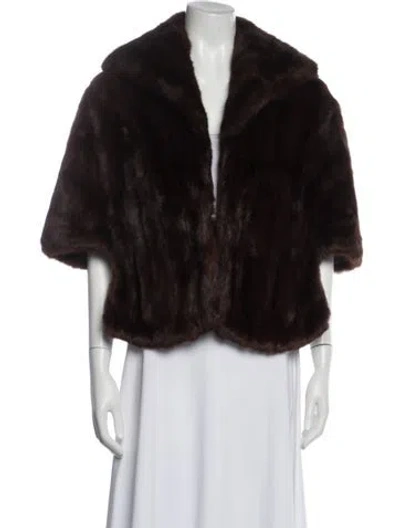 Pre-owned Fur Jacket In Brown