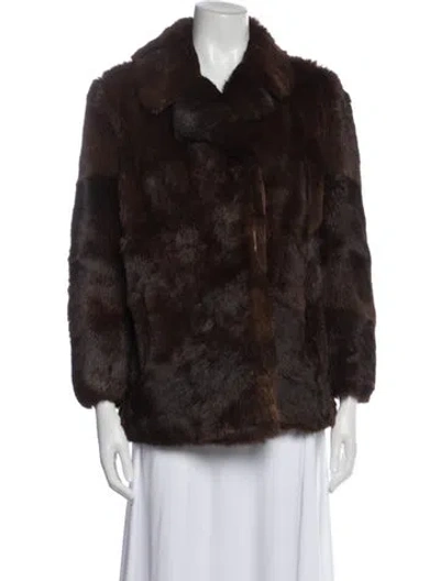 Pre-owned Fur Jacket In Brown