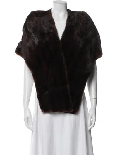 Pre-owned Fur Jacket In Brown