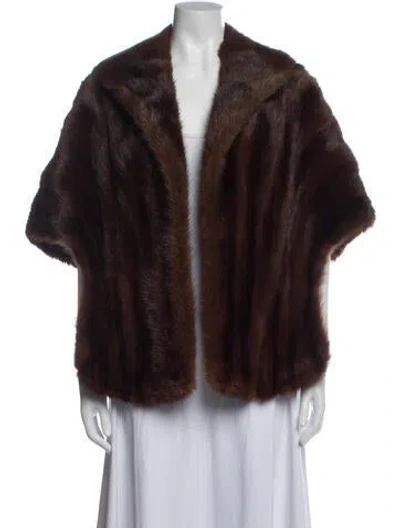 Pre-owned Fur Jacket In Brown