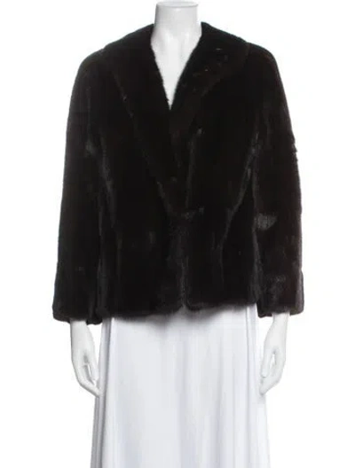 Pre-owned Fur Jacket In Brown