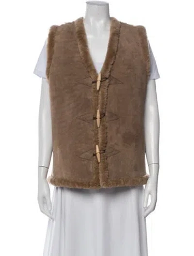 Pre-owned Fur Jacket In Brown
