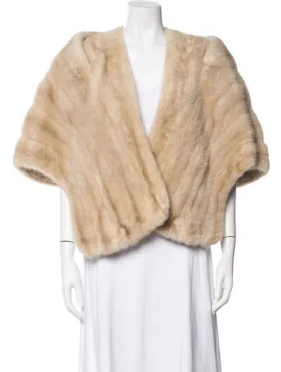 Pre-owned Fur Jacket In Brown