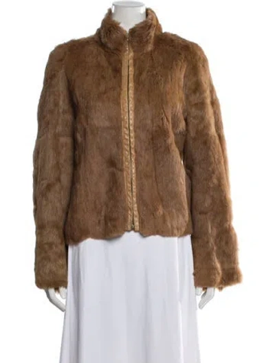 Pre-owned Fur Jacket In Brown
