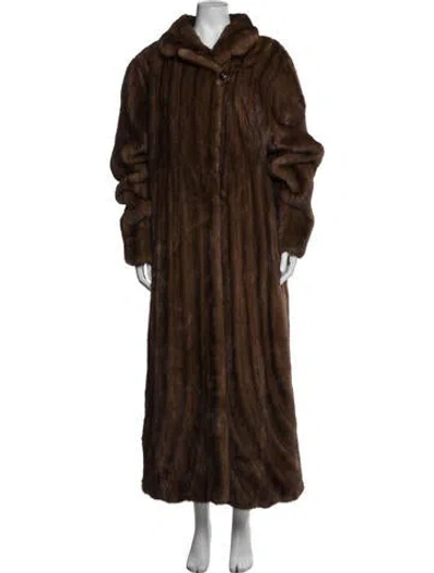 Pre-owned Fur Jacket In Brown
