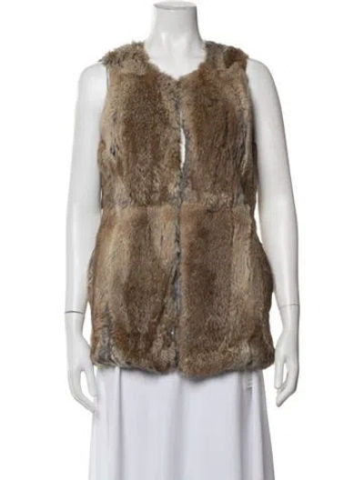 Pre-owned Fur Jacket In Brown