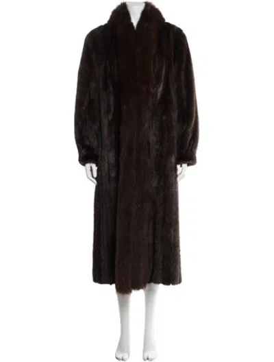 Pre-owned Fur Jacket In Brown