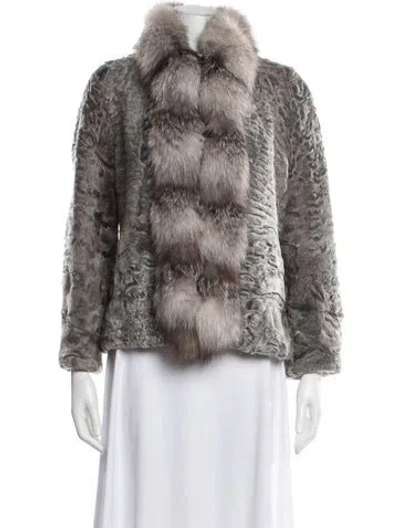 Pre-owned Fur Jacket In Multi