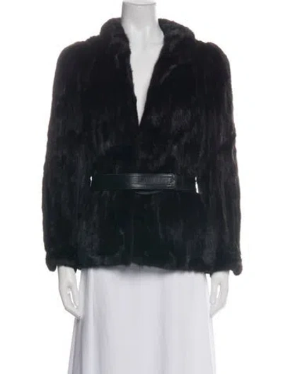 Pre-owned Fur Joseph J Stefani  Mink  Coat In Brown