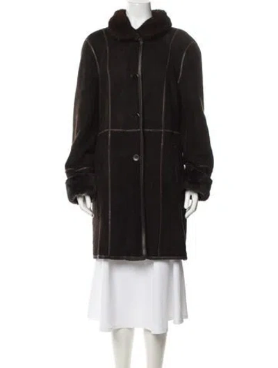 Pre-owned Fur Lambskin  Coat In Multi