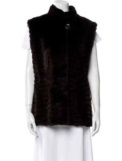 Pre-owned Fur Late 1980's - Early 1990's Mink  Jacket In Brown