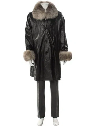Pre-owned Fur Leather Parka