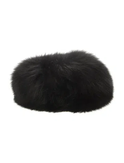 Pre-owned Fur Mink Cossack Hat In Black