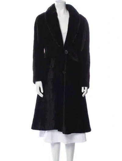 Pre-owned Fur Mink  Coat In Brown