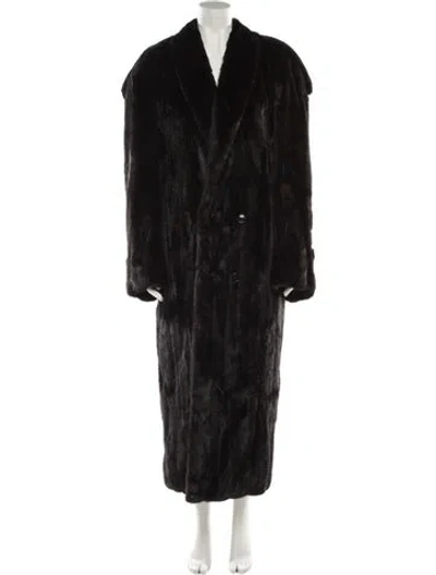 Pre-owned Fur Mink  Coat In Brown