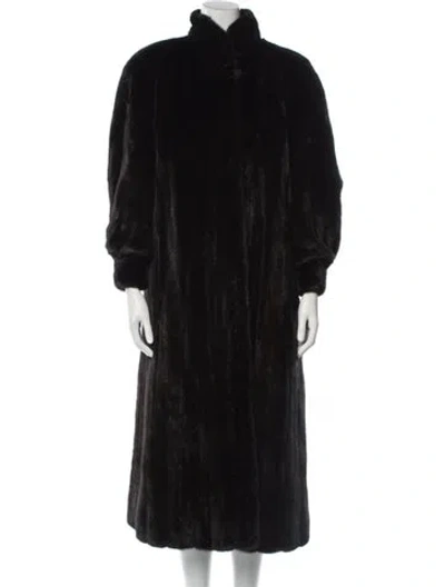 Pre-owned Fur Mink  Coat In Brown