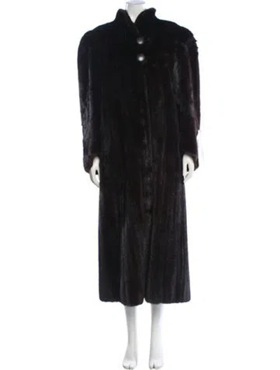 Pre-owned Fur Mink  Coat In Brown