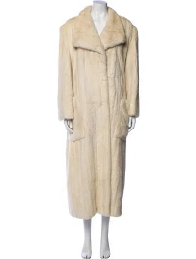 Pre-owned Fur Mink  Coat In Brown