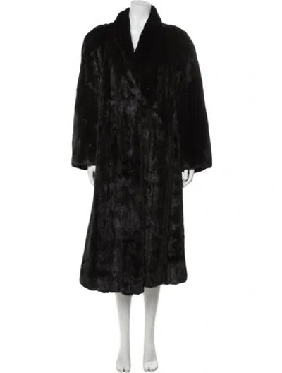 Pre-owned Fur Mink  Coat In Brown