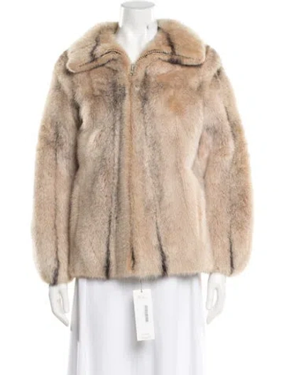 Pre-owned Fur Mink  Coat In Brown