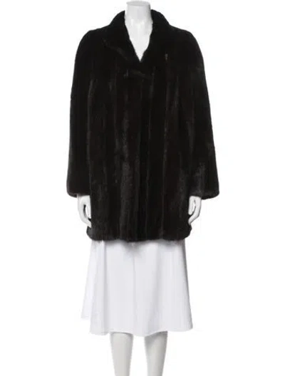 Pre-owned Fur Mink  Coat In Brown