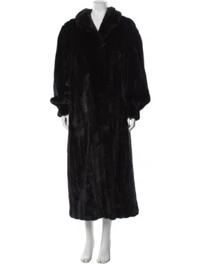 Pre-owned Fur Mink  Coat In Brown