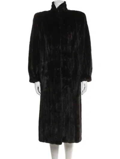 Pre-owned Fur Mink  Coat In Brown