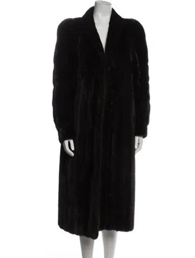 Pre-owned Fur Mink  Coat In Brown