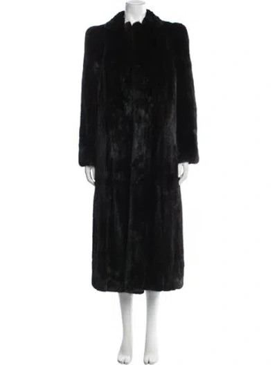 Pre-owned Fur Mink  Coat In Brown