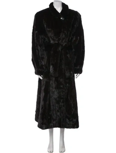 Pre-owned Fur Mink  Coat In Brown