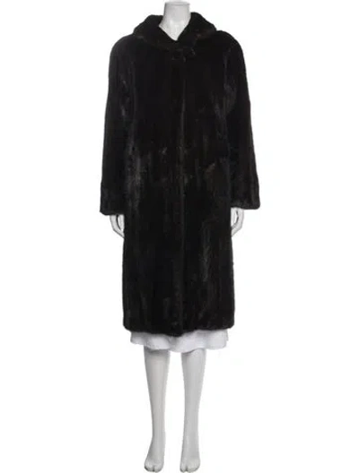 Pre-owned Fur Mink  Coat In Brown
