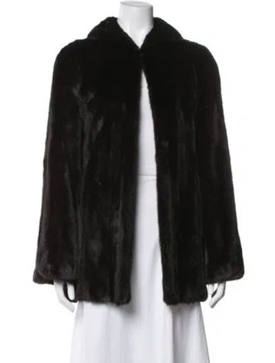 Pre-owned Fur Mink  Coat In Brown