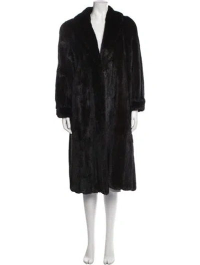 Pre-owned Fur Mink  Coat In Brown