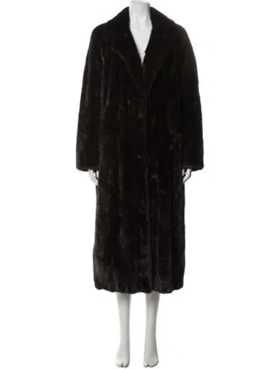 Pre-owned Fur Mink  Coat In Brown