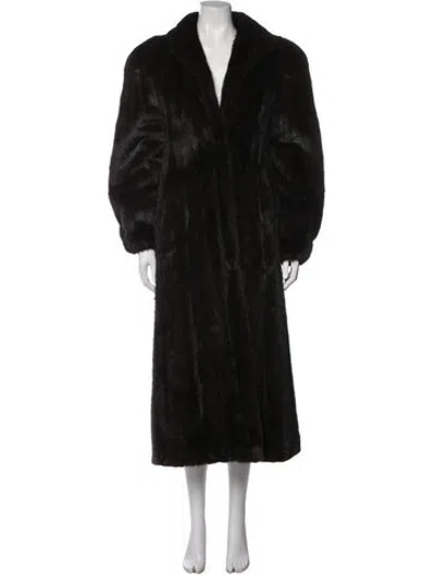 Pre-owned Fur Mink  Coat In Brown