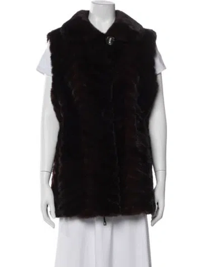 Pre-owned Fur Mink  Coat In Multi