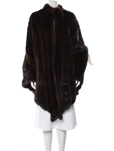 Pre-owned Fur Mink  Coat In Multicolor