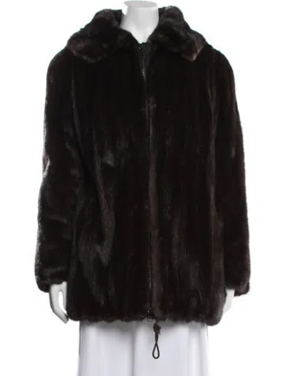 Pre-owned Fur Mink  Coat In Multicolor