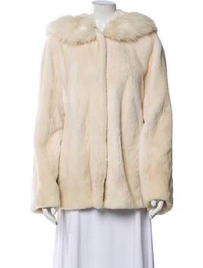 Pre-owned Fur Mink  Coat In Neutral