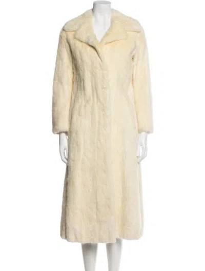 Pre-owned Fur Mink  Coat In Neutrals