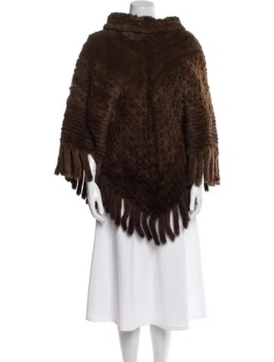 Pre-owned Fur Mink  Jacket In Brown