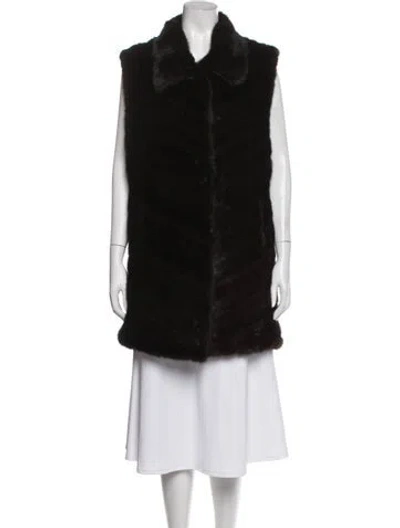 Pre-owned Fur Mink  Jacket In Brown