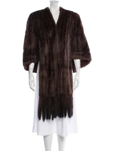 Pre-owned Fur Mink  Jacket In Brown