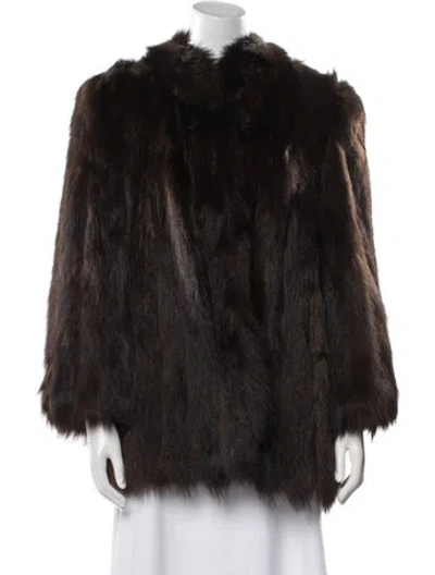 Pre-owned Fur Mink  Jacket In Multi