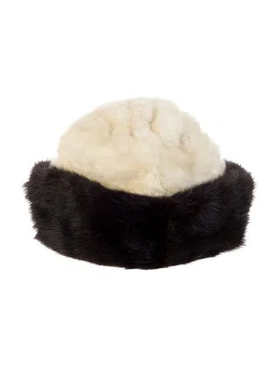 Pre-owned Fur Mink Hat In Brown
